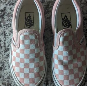Like new pink Vans Little girl size 12.5